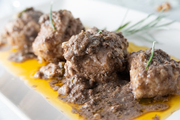 Burrida alla cagliaritana, Italian food 