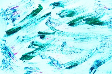 An abstract gouache painting