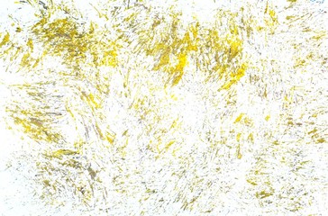 An abstract gouache painting