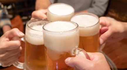 Cercles muraux Bar Bière / toast