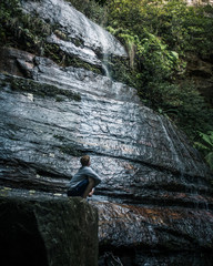 waterfall blue mountains sydney