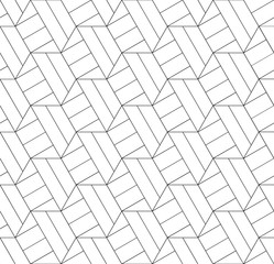 Vector seamless texture. Modern geometric background. Grid with hexagonal cells.