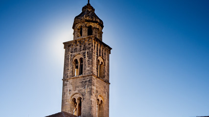 Old Bell Tower in the beautiful old town of Dubrovnik