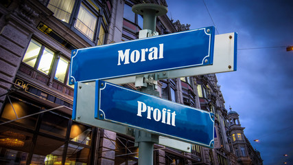 Schild 372 - Moral