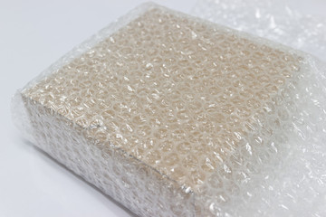 box and bubble wrap, for protection product cracked or insurance During transit.