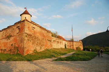 Citadel of The Guard in Brasov, Romania