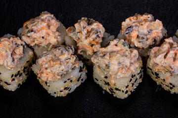 Japanese spicy sushi