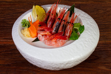 Japanese sashimi Prawn