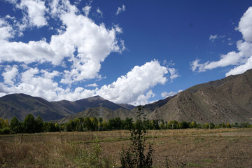  The ya river landscape in Tibet, China