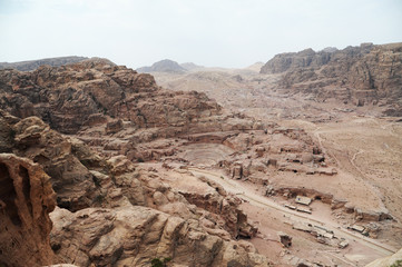 Ruins of Petra, Lost rock city of Jordan, Middle East