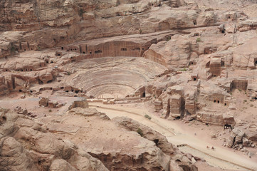 Ruins of Petra, Lost rock city of Jordan, Middle East