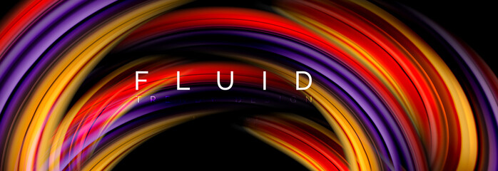 Fluid color motion concept