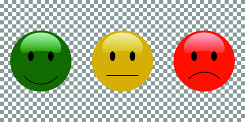 Smiley Button Bewertung Transparent
