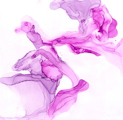 Fototapeta premium Abstract ink texture. Modern art.