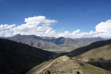  The ya river landscape in Tibet, China