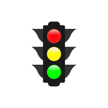 Traffic lights graphic design element vector illustration