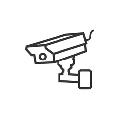 CCTV video surveillance graphic design element vector illustration