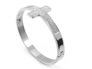 Jewelry, ladies' bracelet. Stainless steel.
