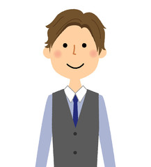 若い男性　青年