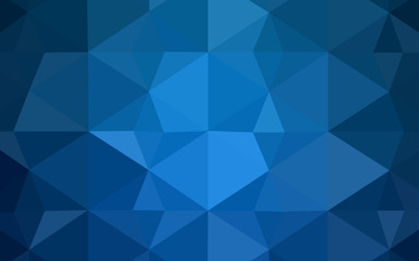 Fototapeta premium Light BLUE vector abstract mosaic background.