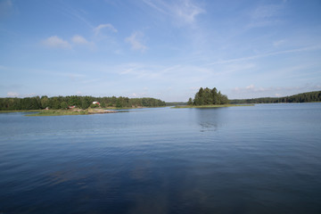 Landscape in the archipelago Tammisaari
