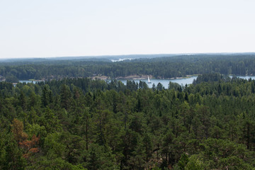 Fototapeta na wymiar View of the archipelago Tammisaari, Skärlandet