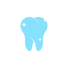 Clean tooth dental graphic design element vector illustration