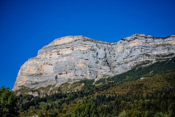 Fototapeta na wymiar La Chartreuse vue depuis Saint Hilaire