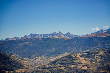Les Alpes vue depuis Saint Hilaire