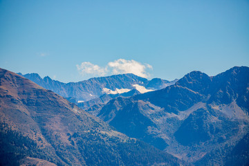 Les Alpes vue depuis Saint Hilaire