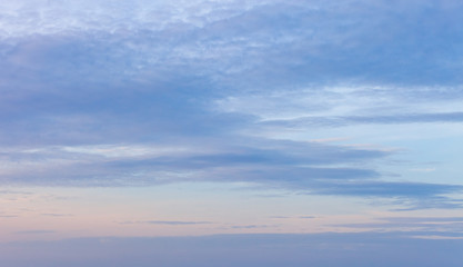 Naklejka na ściany i meble sky background with nice clouds on bright blue sky