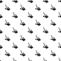 Naklejka premium Demolish truck pattern vector seamless repeating for any web design