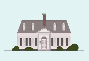 House vector illustration.