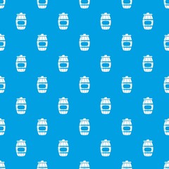 Honey barrel pattern vector seamless blue repeat for any use
