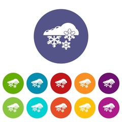 Snowflake icon. Simple illustration of snowflake vector icon for web