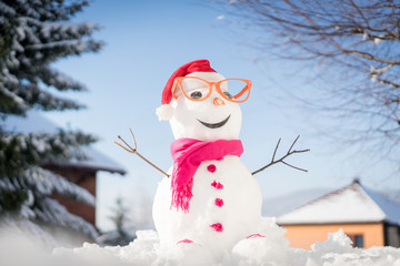 Snow snowman