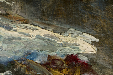 Oil painting, abstract