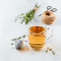 Thyme herbal tea