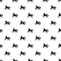 Knight horse mascot pattern vector seamless repeating for any web design