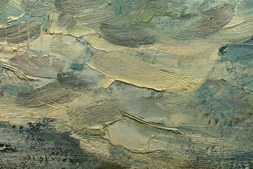 Oil painting, abstract