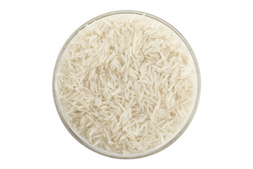 Basmati rice in a plate