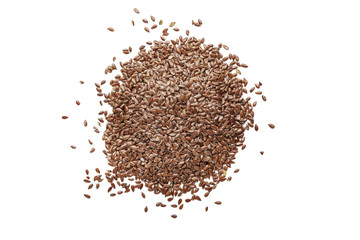 flax seeds are isolated