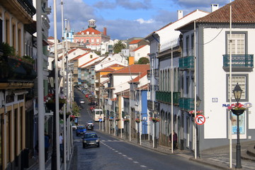 Fototapeta na wymiar The Beautiful Isla Terceira at the Azores (Portugal)
