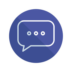 speech bubble message icon