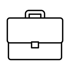 portfolio briefcase isolated icon