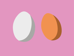 Egg icon flat
