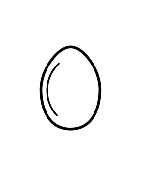 Egg icon flat