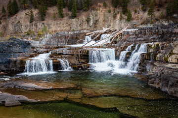 Obraz premium Multiple Waterfalls