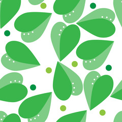 Seamless pattern of green.