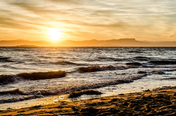 Sunset on Florianopolis, Brazil